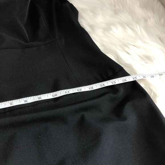 Black Halo Jackie O Mini Dress Black Sheath LBD - Picture 7 of 7